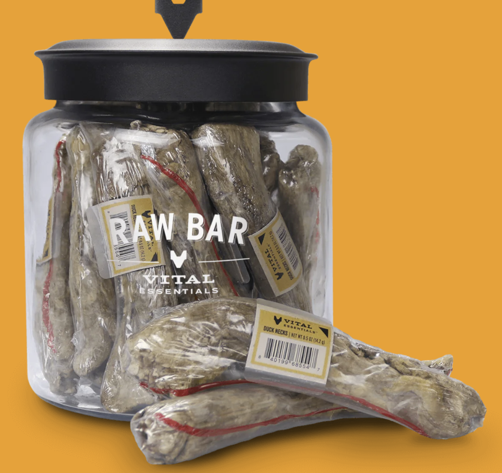 VE RAW BAR Freeze-Dried Duck Neck, 1 Piece
