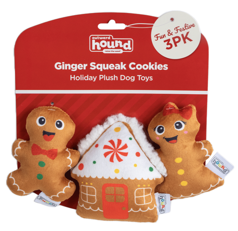 Holiday Ginger Squeak Cookies 3pk