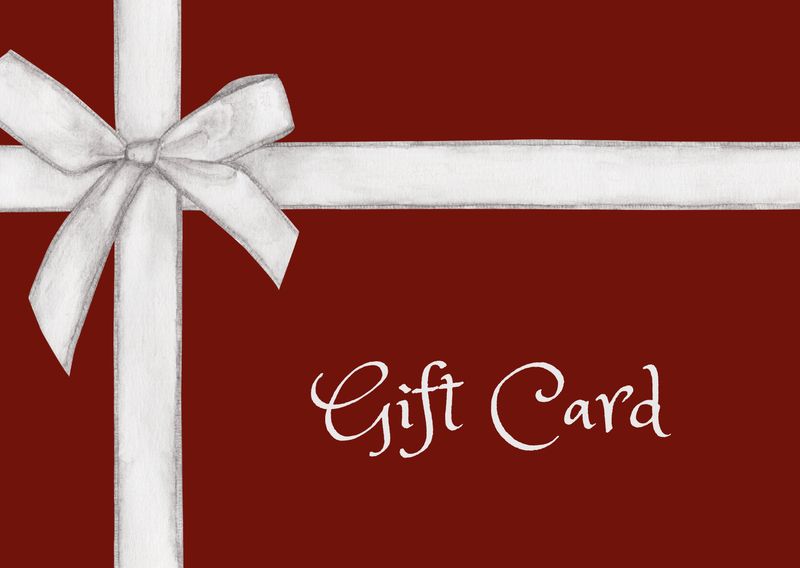 Gift cards $25, $50, $100