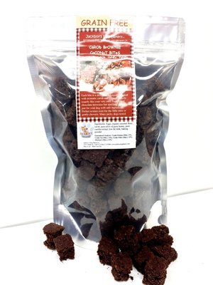 Carob Brownie Coconut Bites, 6 oz, GRAIN FREE