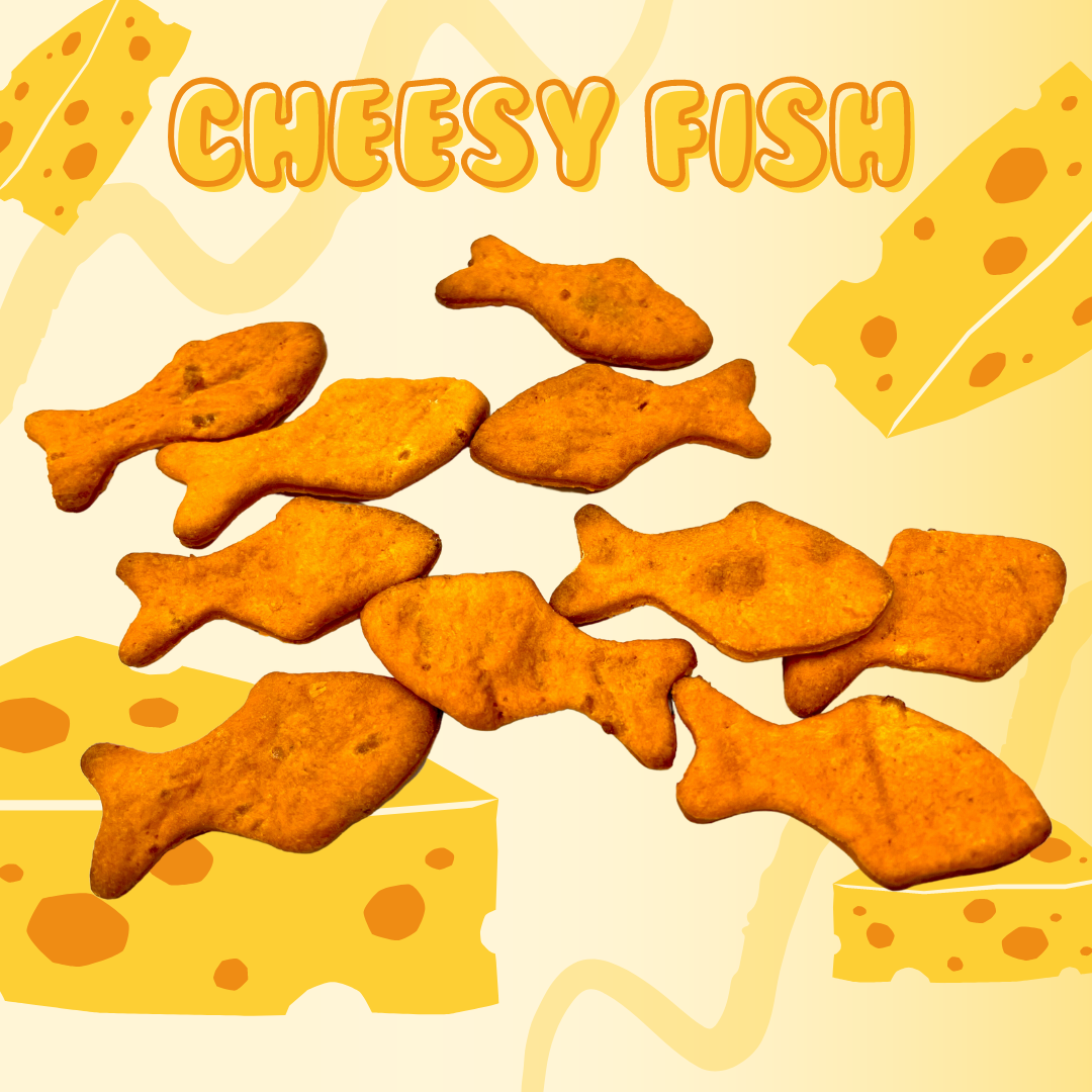 Cheesy Fish & Bones, 6 oz Cheesy Fish & Bones, 6 oz