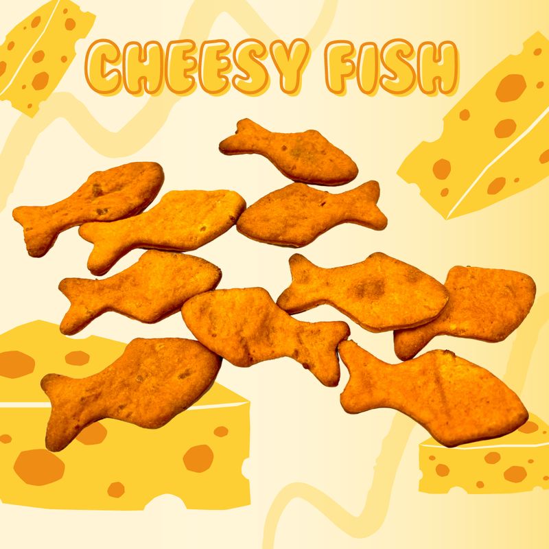 Cheesy Fish & Bones, 6 oz Cheesy Fish & Bones, 6 oz