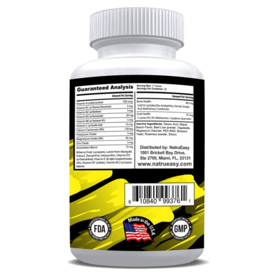 Total Pet Health Multivitamin 60 chewable bacon flavored tablets
