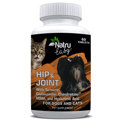 Pet Hip &amp; Joint with Turmeric 60 chewable bacon flavored tablets