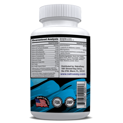 Eye Health for Dogs and Cats 60 chewable bacon flavored tablets