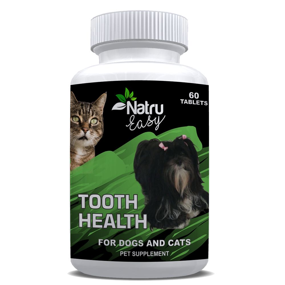Tooth Health for Dogs and Cats 60 chewable bacon flavored tablets