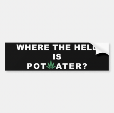 Where the Hell is PotWater? Bumper Sticker