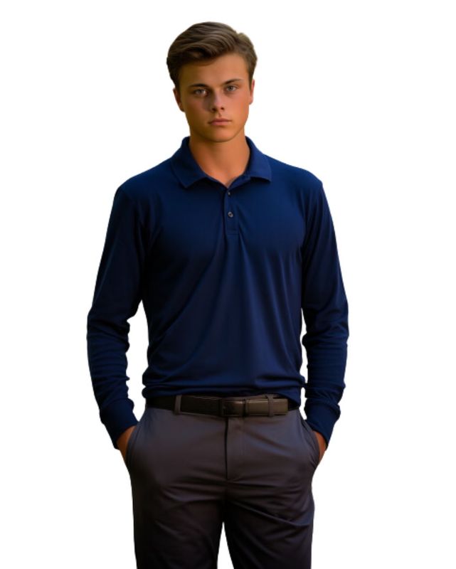 Long Sleeve Dri-Fit Polo Shirts
