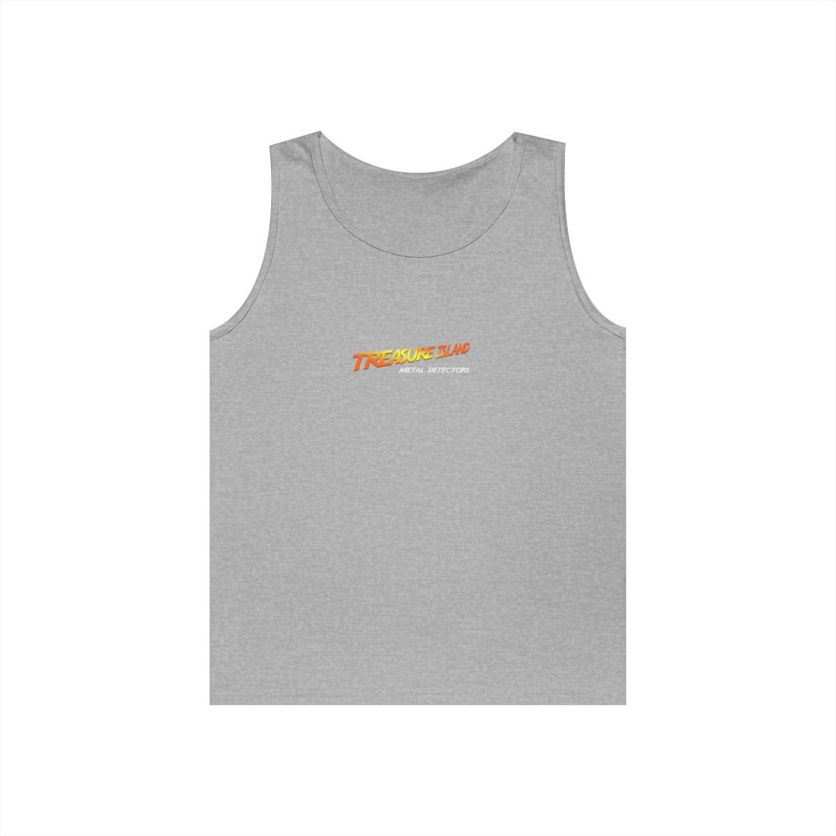 Treasure Island Metal Detectors Tank Top.  Gift for Him/Her, Relaxed Casual Wear