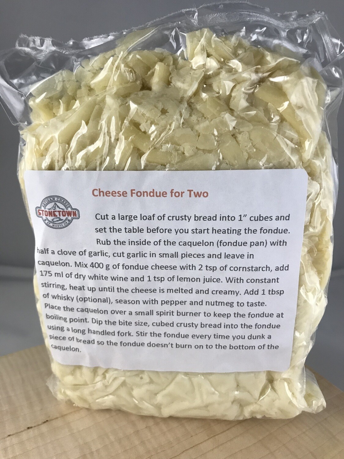 Fondue - Stonetown Cheese mix for Two