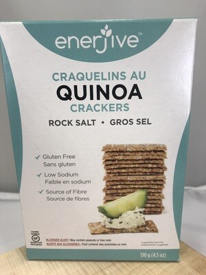 Quinoa Crackers - Rock Salt
