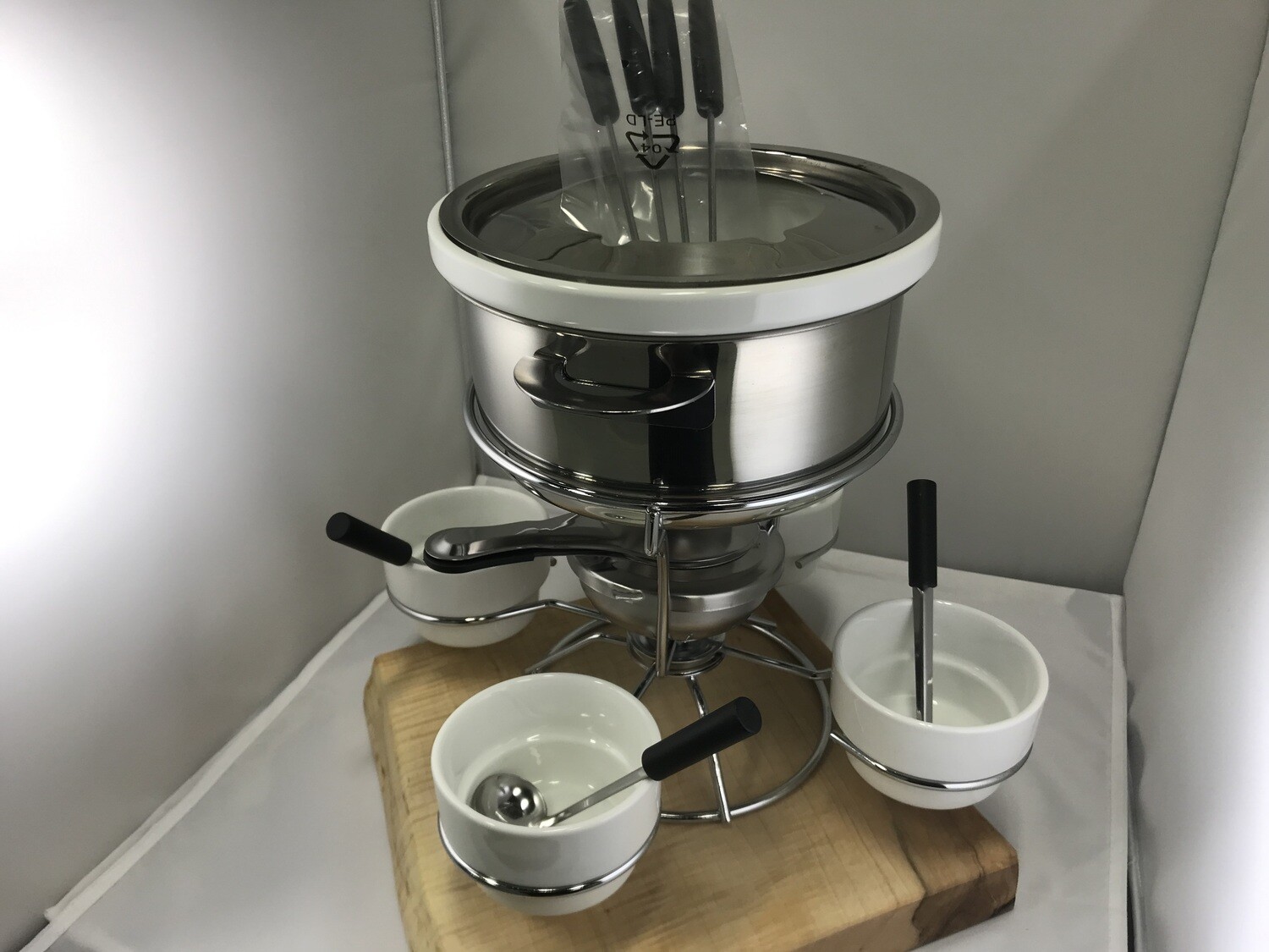 Fondue Pot - Three in One (Gel Fuel)