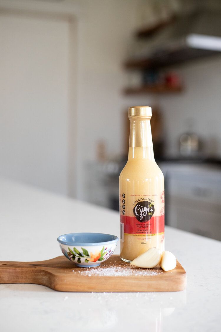 White Balsamic with Olive Oil Vinaigrette