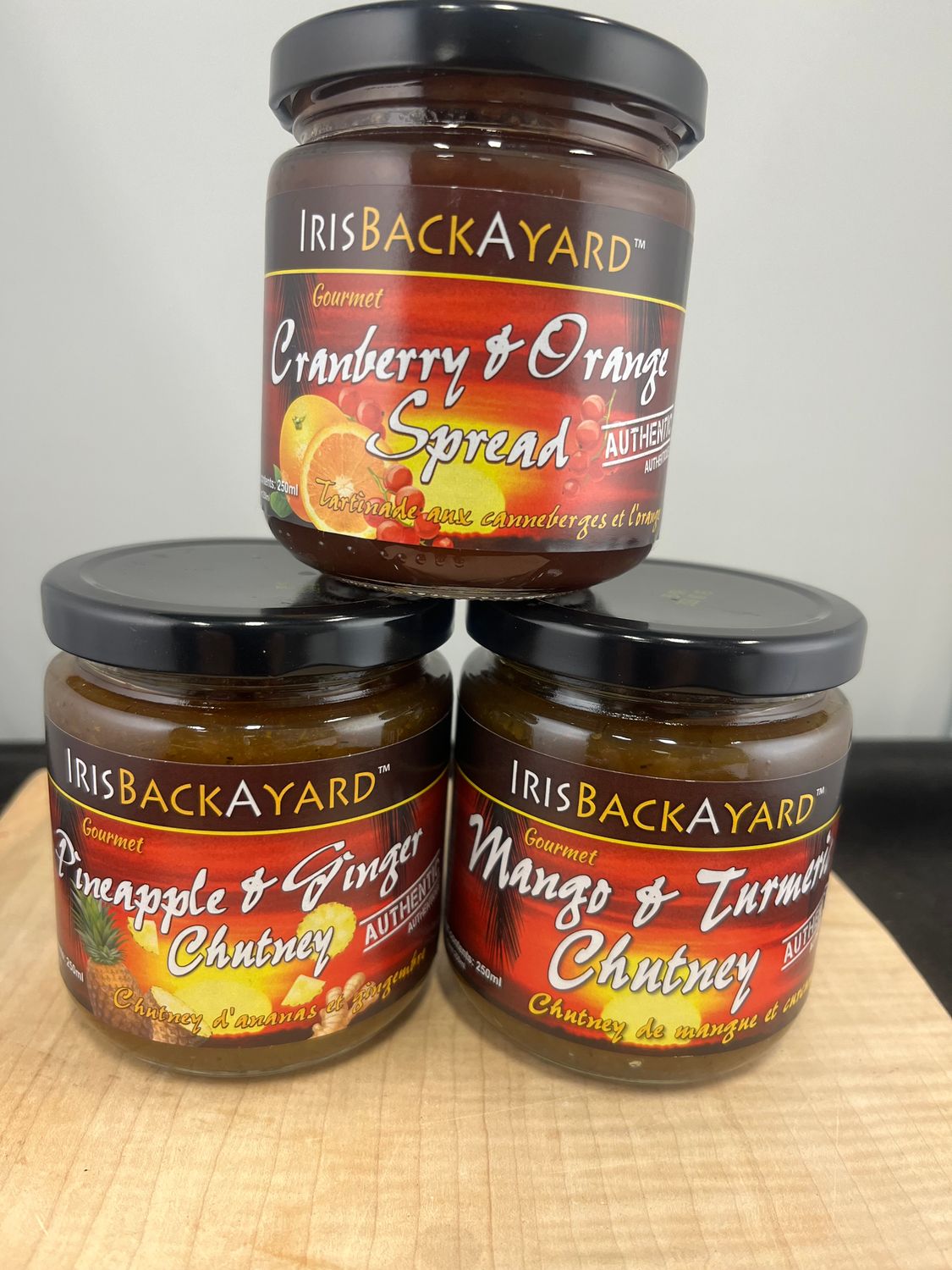Iris BackAyard Chutneys and Spread Iris BackAyard Chutneys and Spread