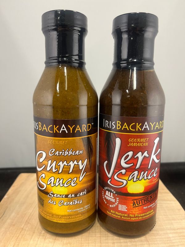 Iris BackAyard - Jerk and Caribbean Curry Sauces