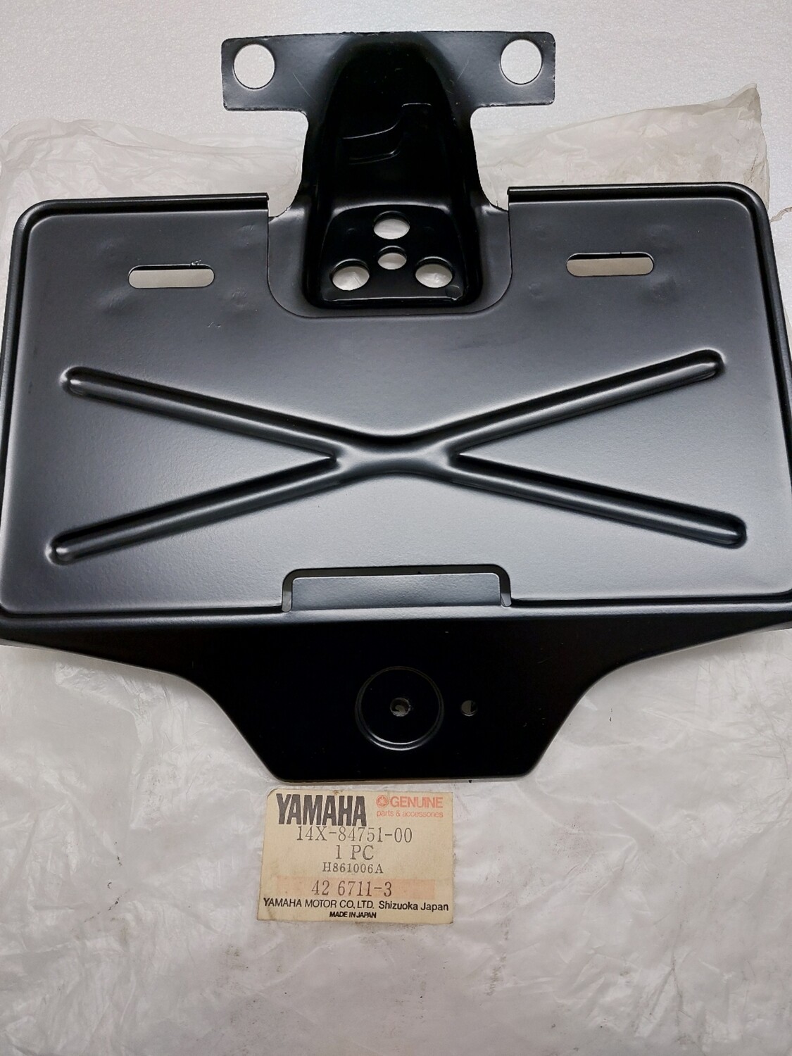 YAMAHA Number Plate Bracket, 14X-84751-00