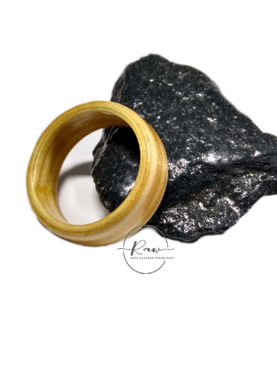 Pine Bent Wood Ring