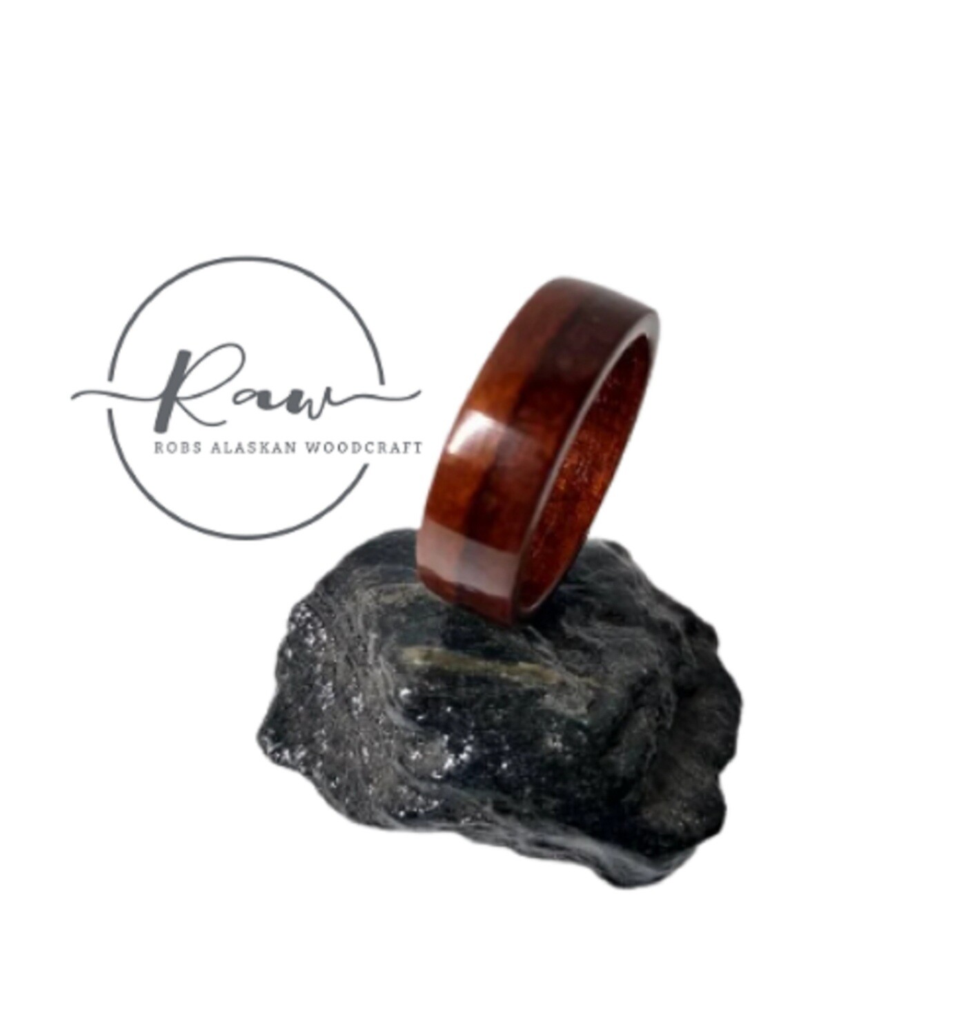 Hickory Bent Wood Ring