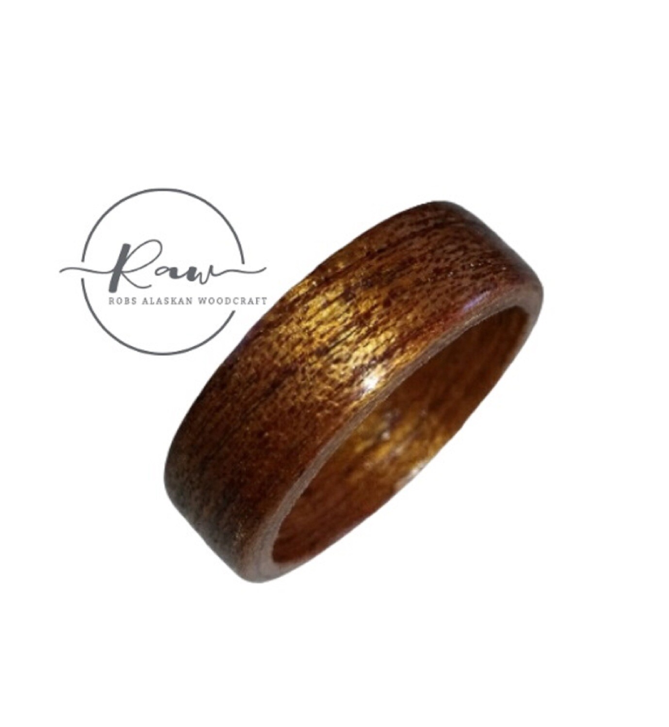 Khaya Bent Wood Ring