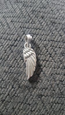 Sterling Silver Broken Wing Pendant