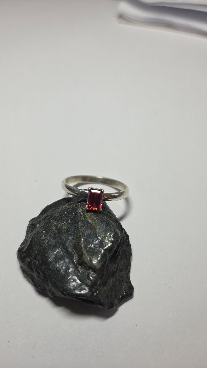 Premium Moissanite Sterling Silver Ring