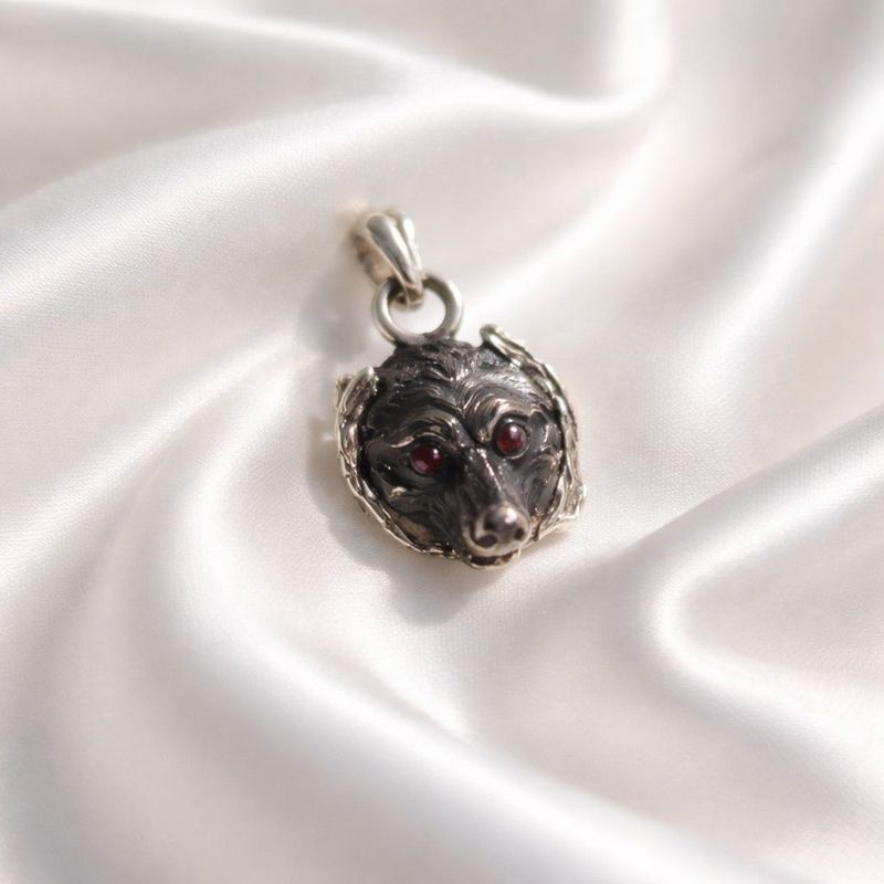 Wolf With Pink Sapphire Eyes