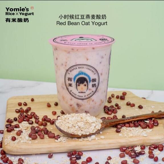 小时候红豆燕麦酸奶 Red Bean Oats Yogurt