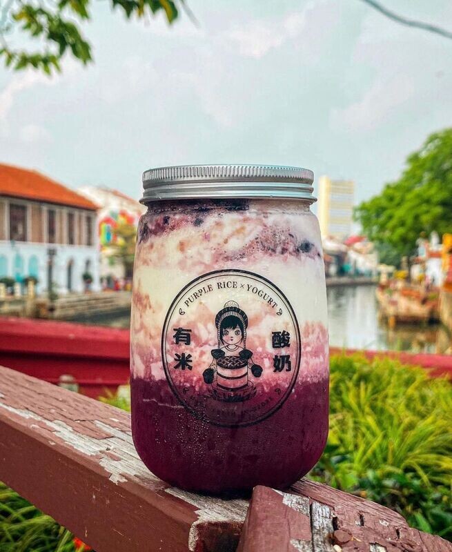 紫. 水晶葡萄酸奶 Freshy Grapes Yogurt