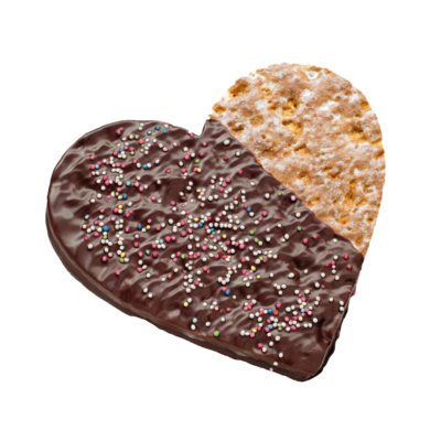 Coeurs «Basler Läckerli» avec chocolat