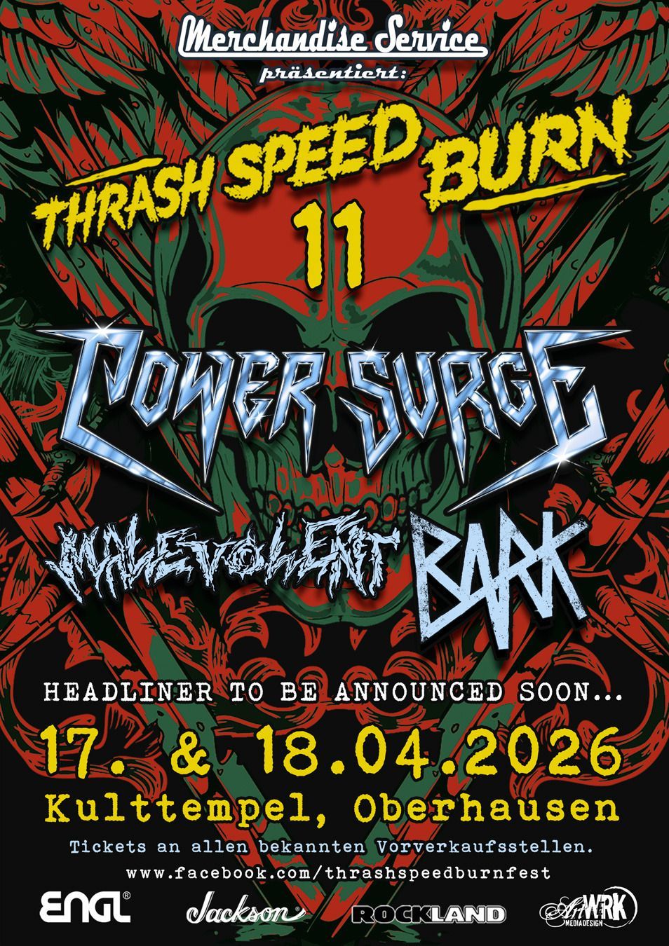 Kombiticket Thrash Speed Burn 11  17 &amp; 18.04.2026
