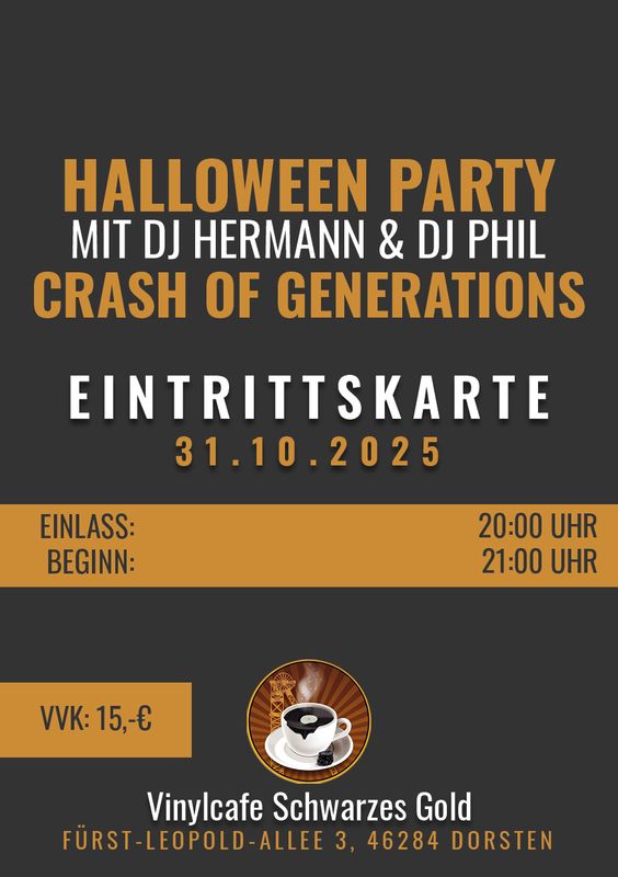 Tickets: Halloween Party mit DJ Hermann &amp; DJ Phil - 31.10.2025