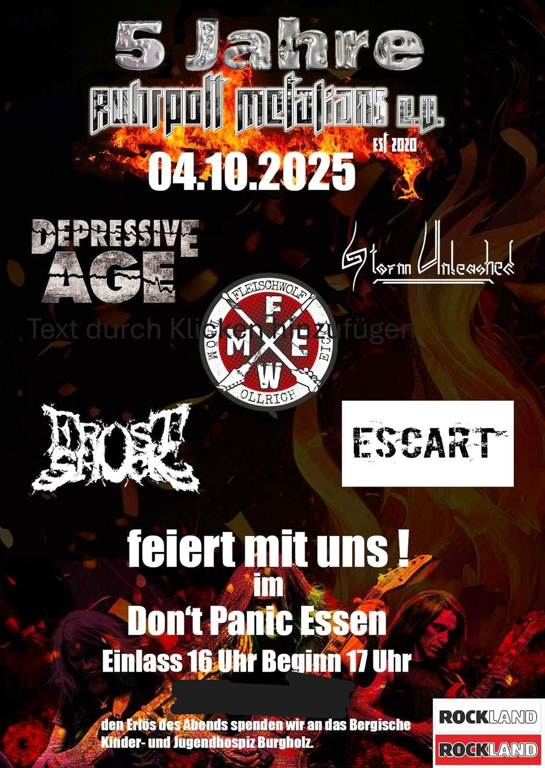 Ticket: 5 Jahre Ruhrpott Metalions 4.10.25