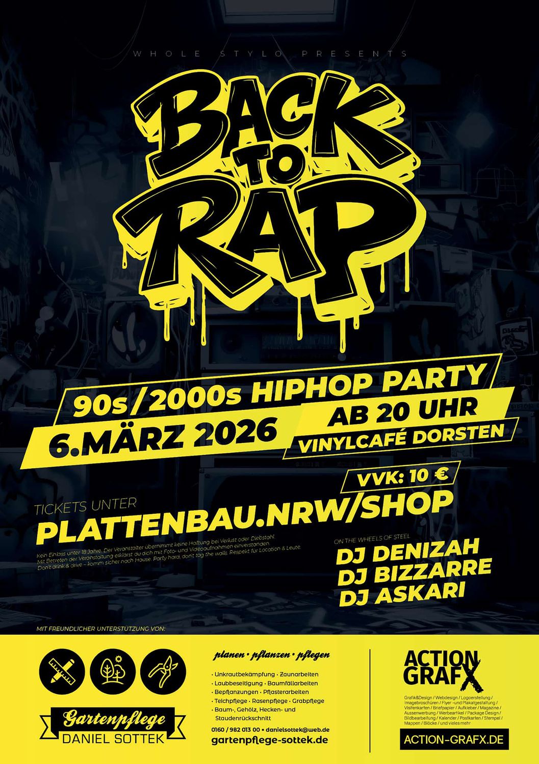 Tickets: Back to Rap - 90's &amp; 2000's HipHop Party - 06.03.2026