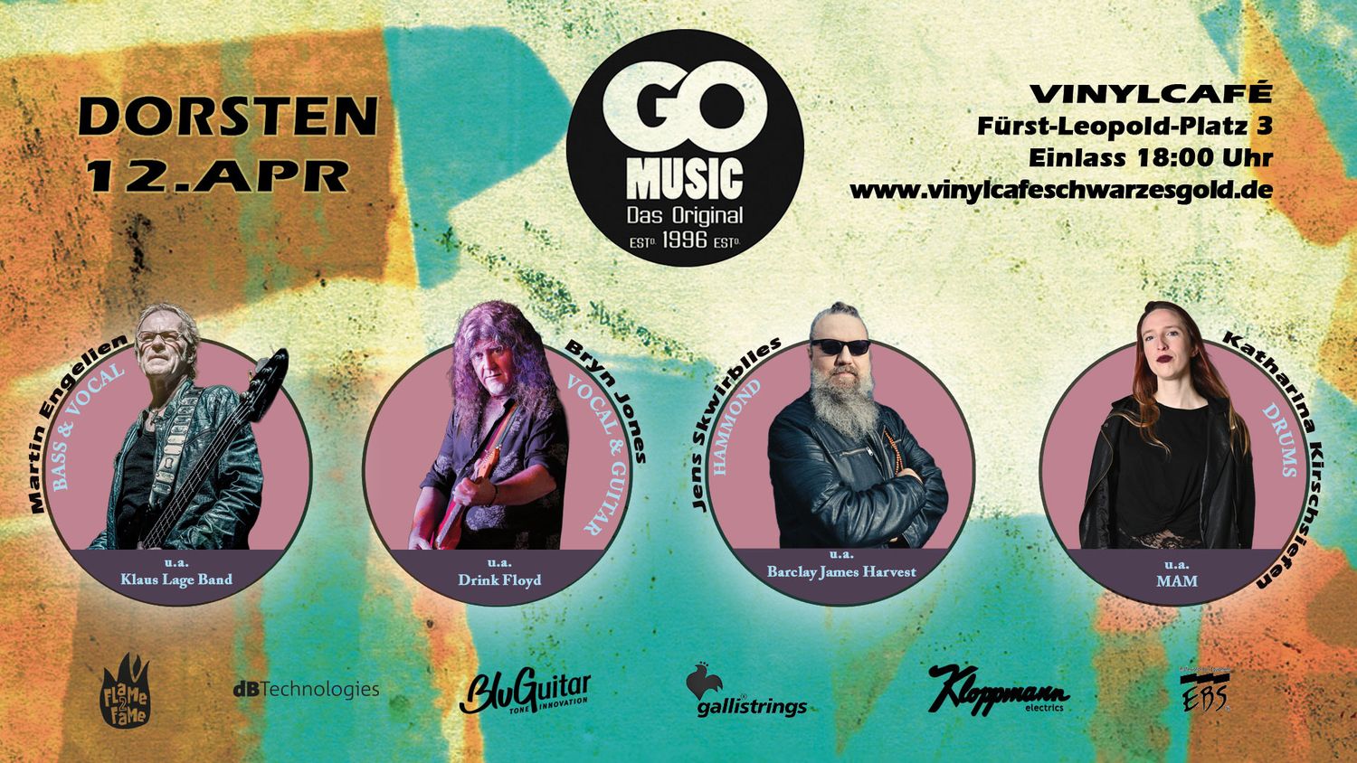Gästelisten-Platz: GO! Music April Edition - 12.04.2026