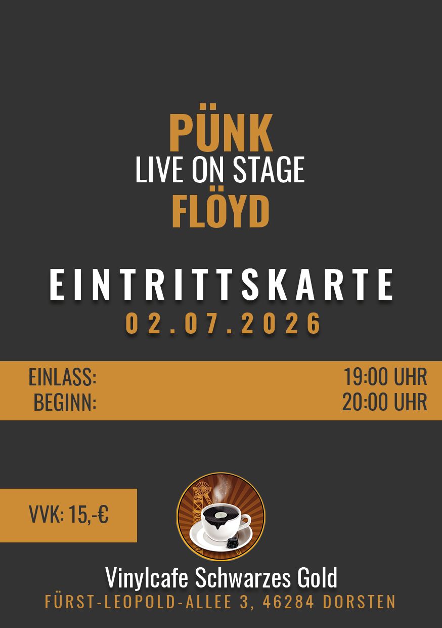 Tickets: Pünk Flöyd LIVE@Vinylcafe - 02.07.2026