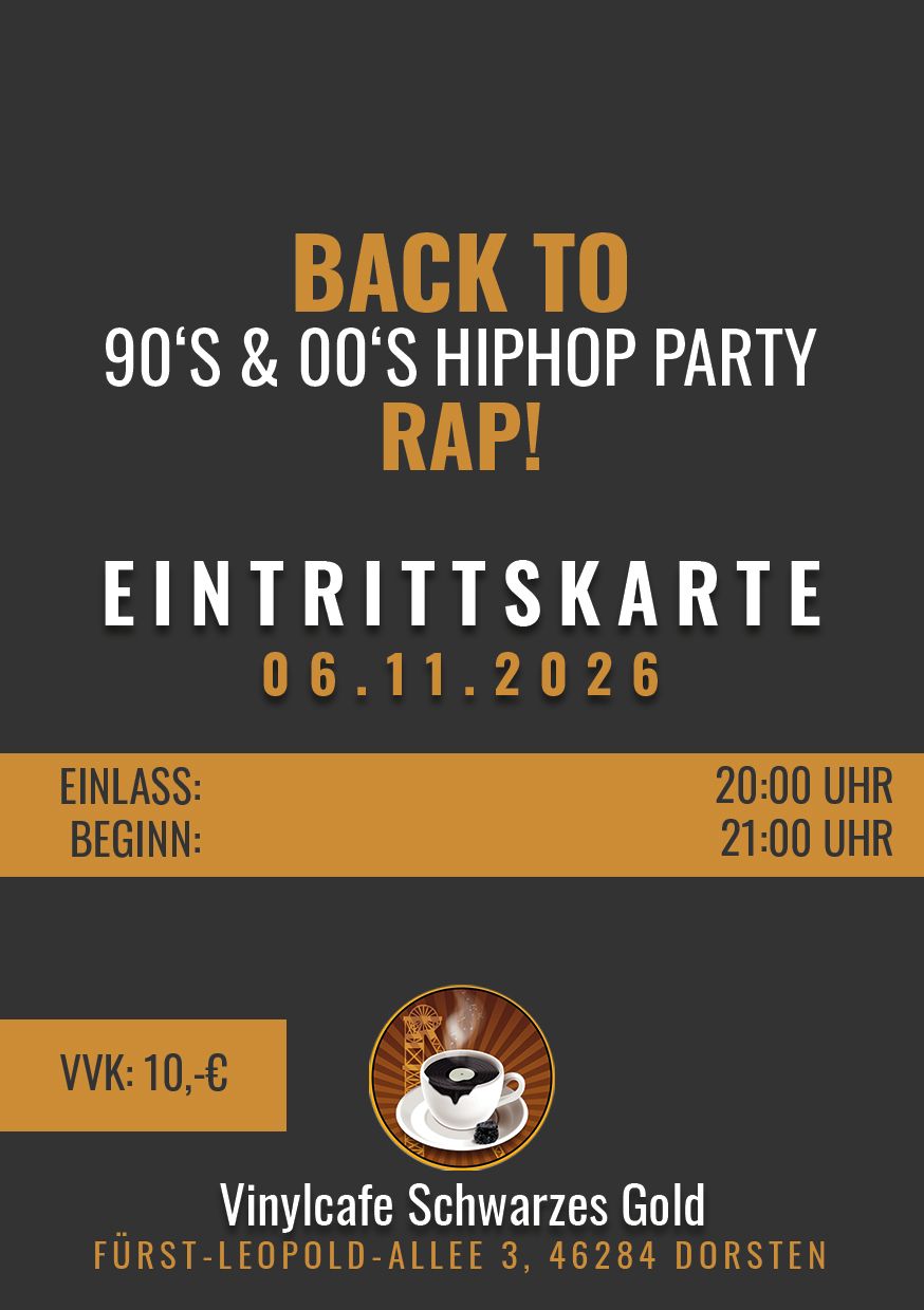 Tickets: Back to Rap 90's &amp; 00's HipHop Party - 06.11.2026