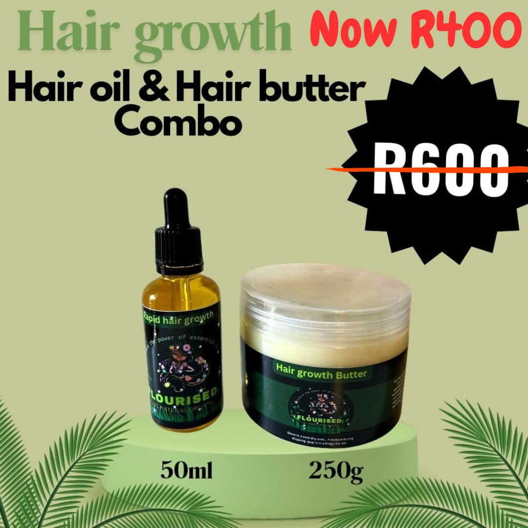 COMBO   1x Hair growth oil &amp;  1x Hair growth butter