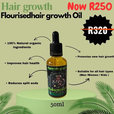 Rapid hair growth oil