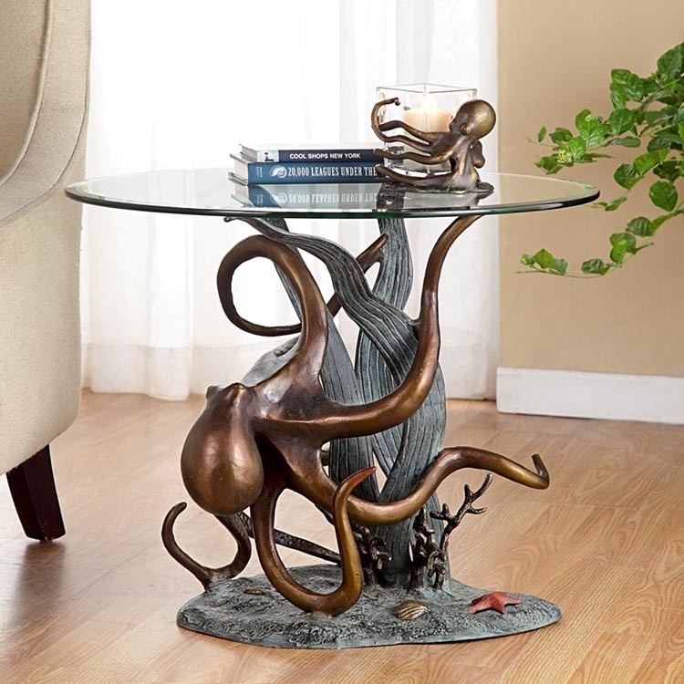DESIGNER TABLE-OCTOPUS IN SEAGRASS
