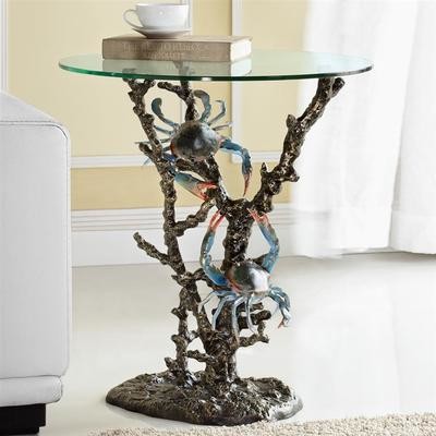 DESIGNER TABLE-CRABS ON CORAL