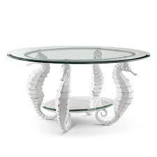 DESIGNER TABLE-QUAD SEAHORSE COFFEE TABLE