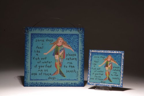 MERMAID WALL PLAQUE MERMAID WALL PLAQUE