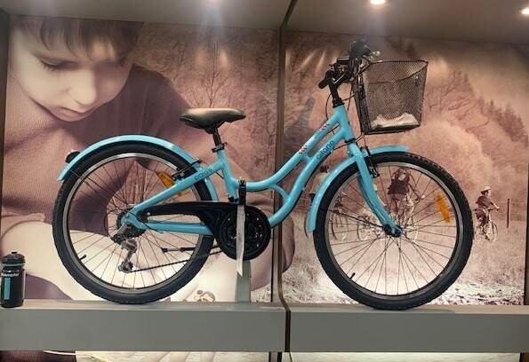 Vélo enfant bleu ciel