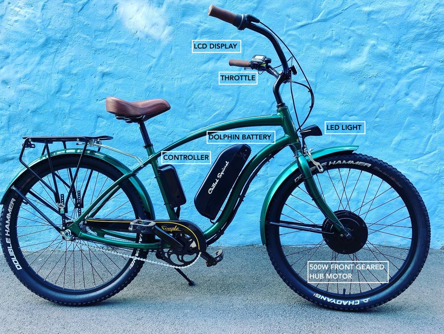 BAFANG 500W 48V FRONT HUB CONVERSION SYSTEM.