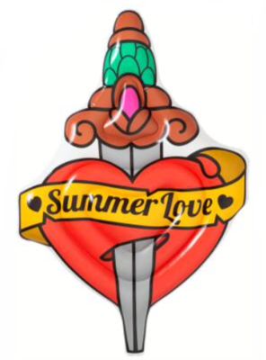 SUMMER LOVE TATTOO POOL FLOAT