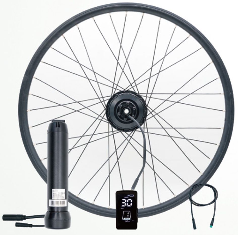 250W 36V FRONT HUB (THRU-AXLE BIKE) CONVERSION KIT.