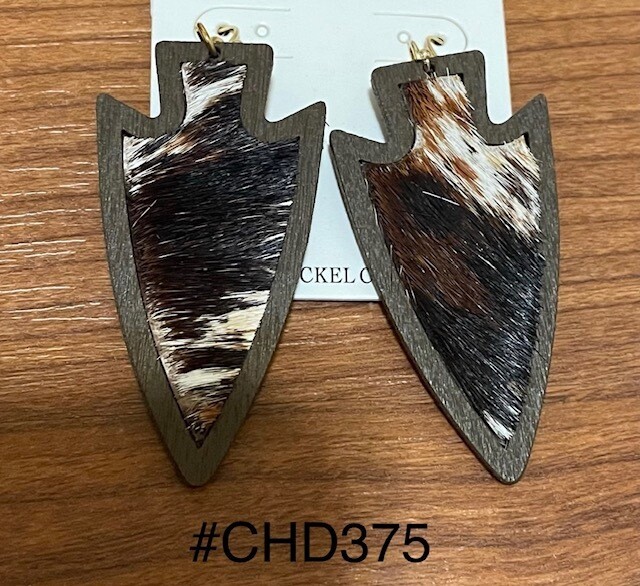 Cowhide Earrings