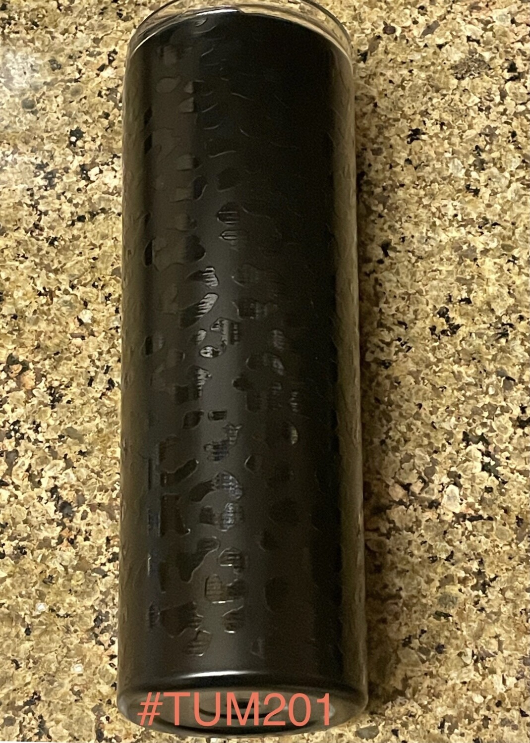 Black Skinny Tumbler