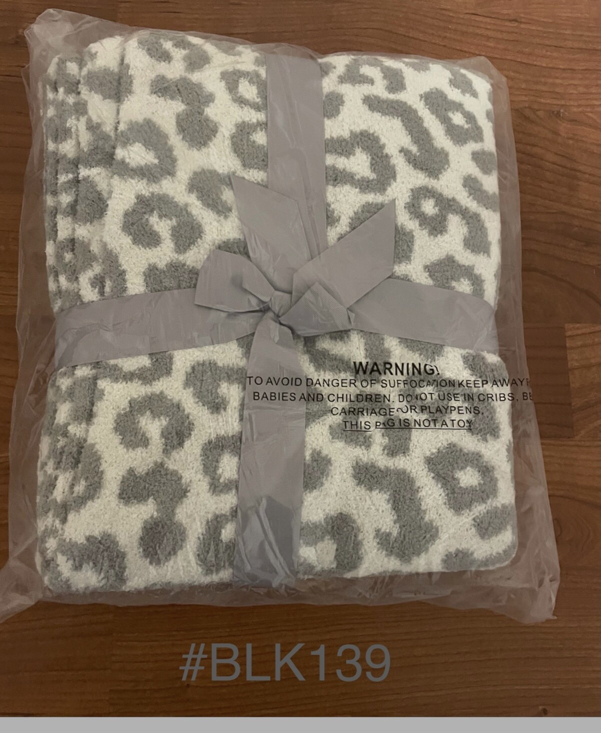 Luxe Gray 50x60 Blanket