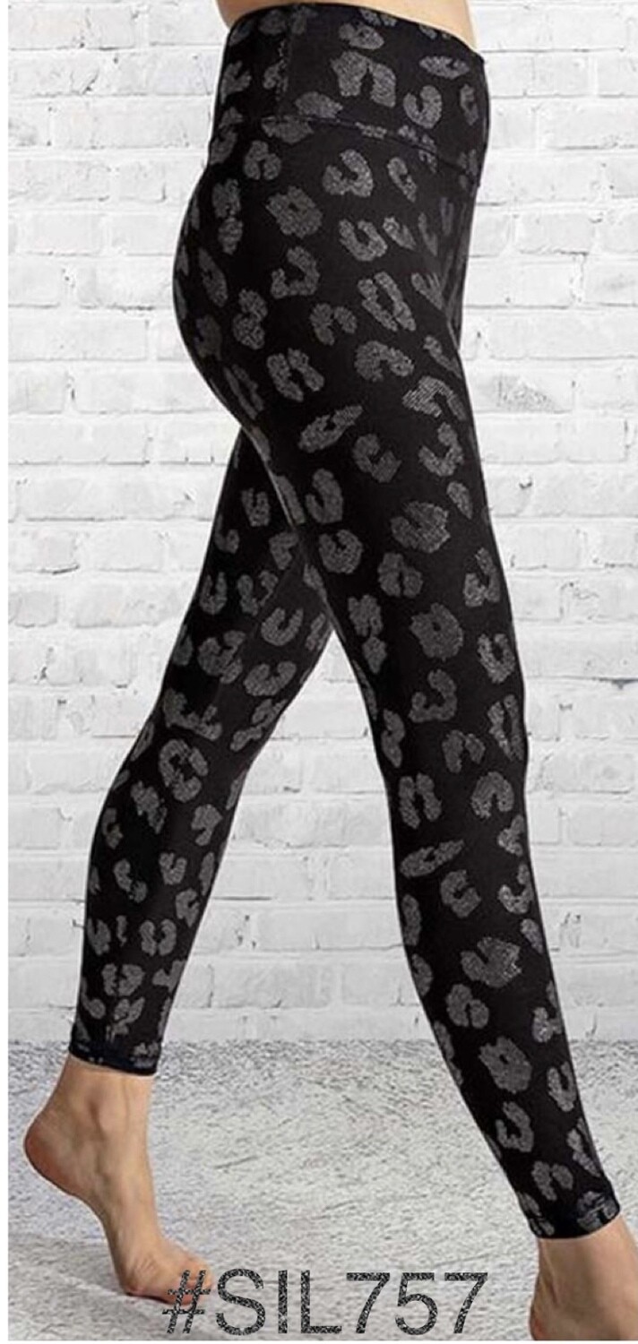 Black and Silver Leggings